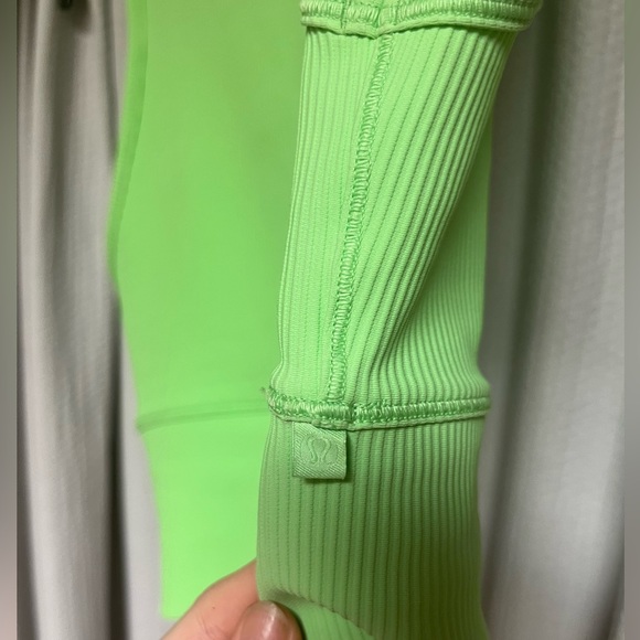 Scream Green Lululemon Power Pivot tank - Picture 2 of 3
